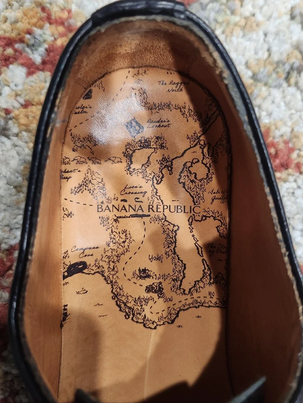 Banana Republic Leather Wingtip Dress Shoes 10.5
